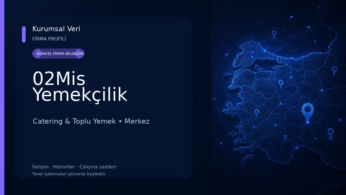 02Mis Yemekçilik Catering & Toplu Yemek