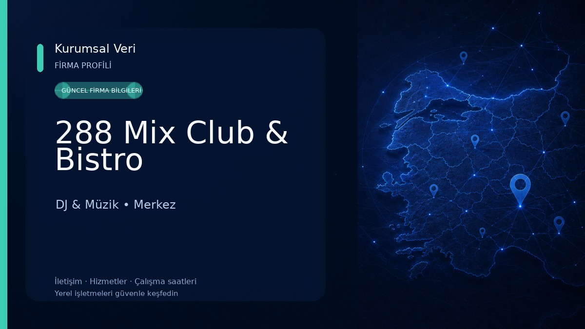 288 Mix Club & Bistro DJ & Müzik