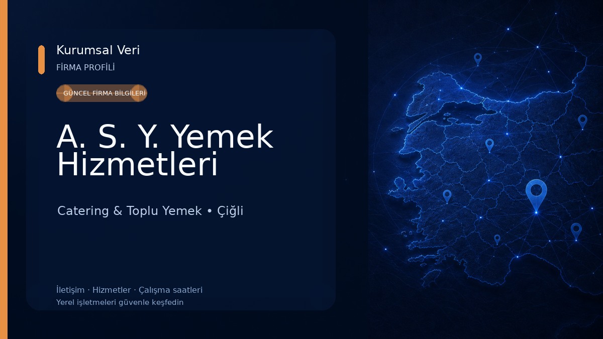 A. S. Y. Yemek Hizmetleri Catering & Toplu Yemek