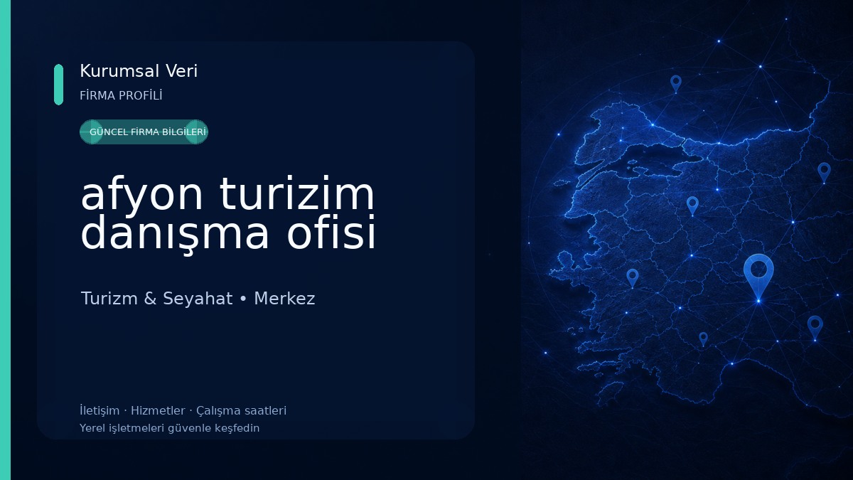 afyon turizim danışma ofisi Turizm & Seyahat
