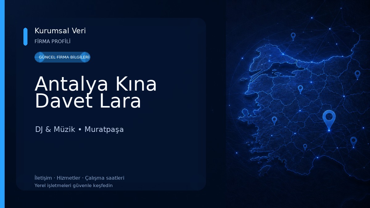 Antalya Kına Davet Lara DJ & Müzik