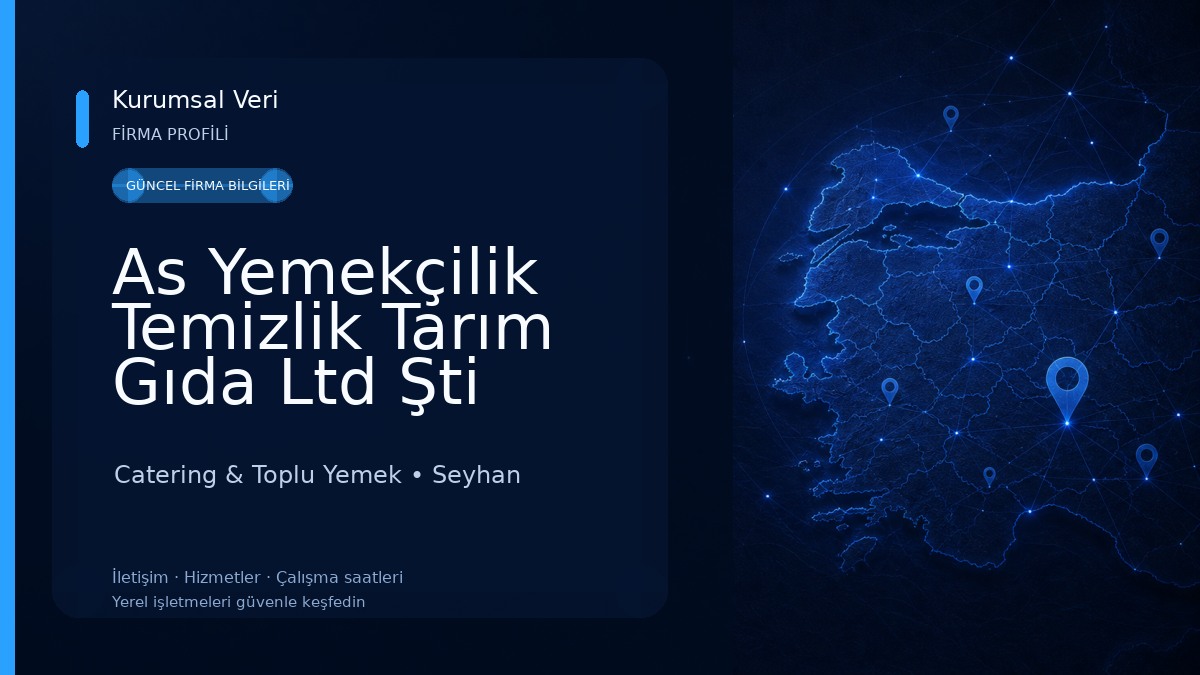 As Yemekçilik Temizlik Tarım Gıda Ltd Şti Catering & Toplu Yemek