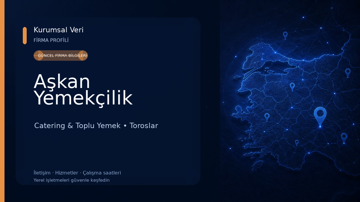 Aşkan Yemekçilik Catering & Toplu Yemek
