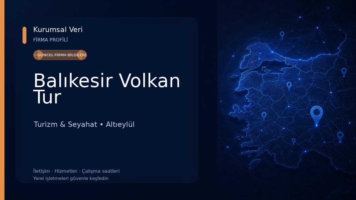 Balıkesir Volkan Tur 