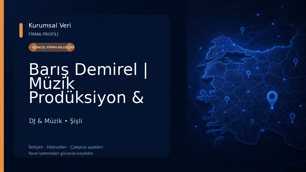 Barış Demirel | Müzik Prodüksiyon & Dağıtım
