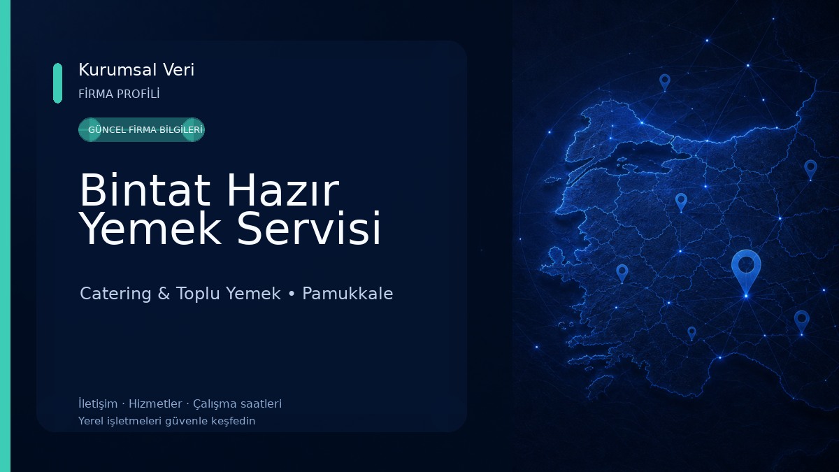 Bintat Hazır Yemek Servisi Catering & Toplu Yemek