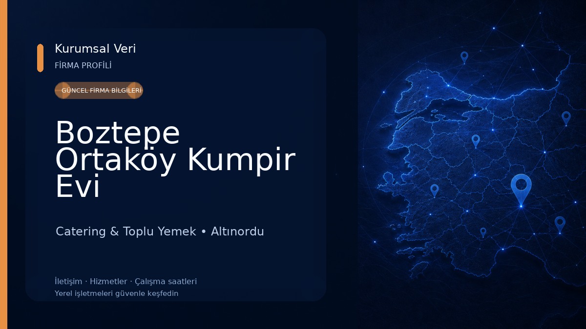 Boztepe Ortaköy Kumpir Evi 