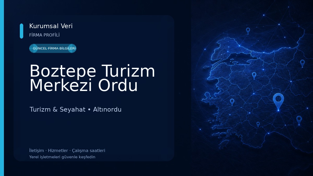 Boztepe Turizm Merkezi Ordu