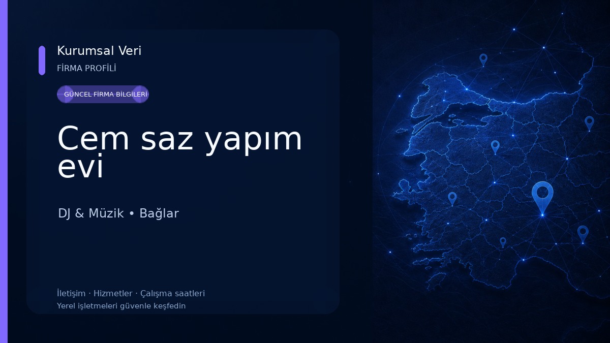 Cem saz yapım evi DJ & Müzik