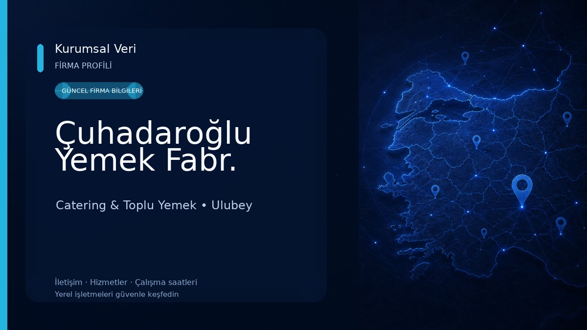 Çuhadaroğlu Yemek Fabr. 