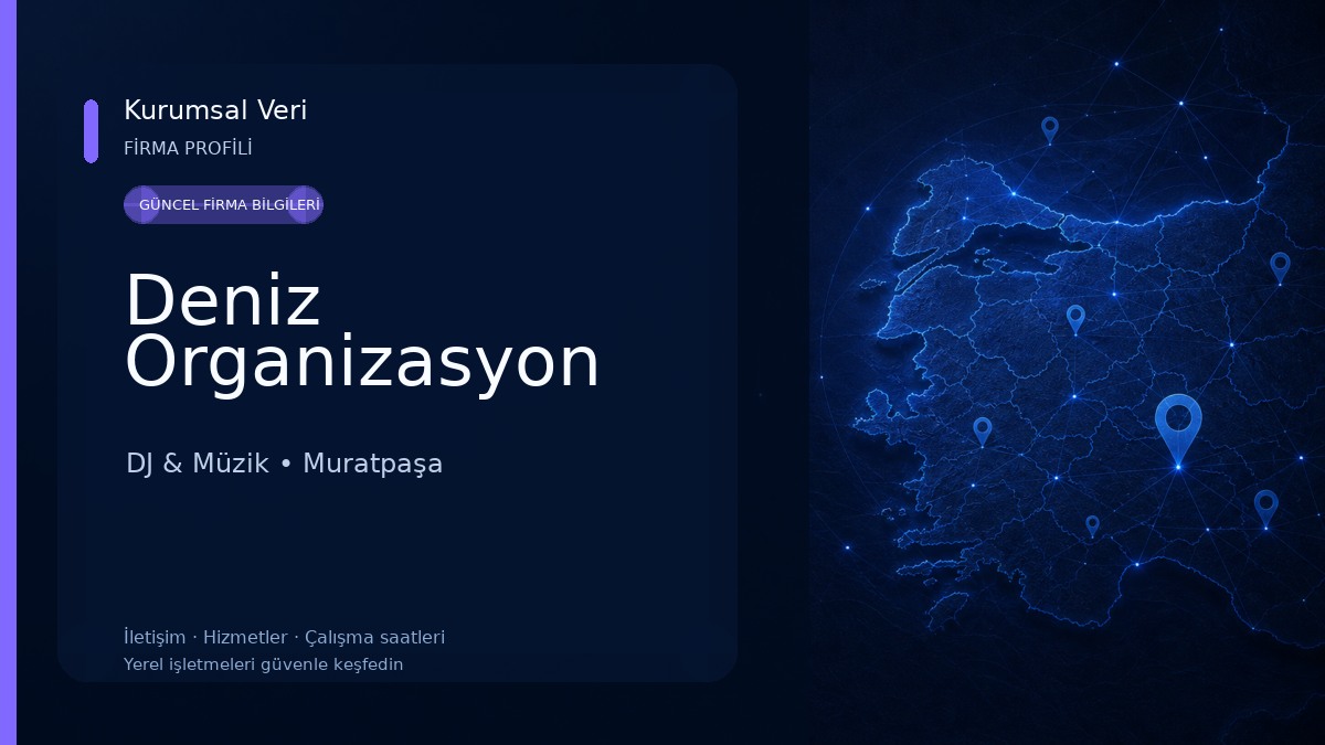 Deniz Organizasyon DJ & Müzik