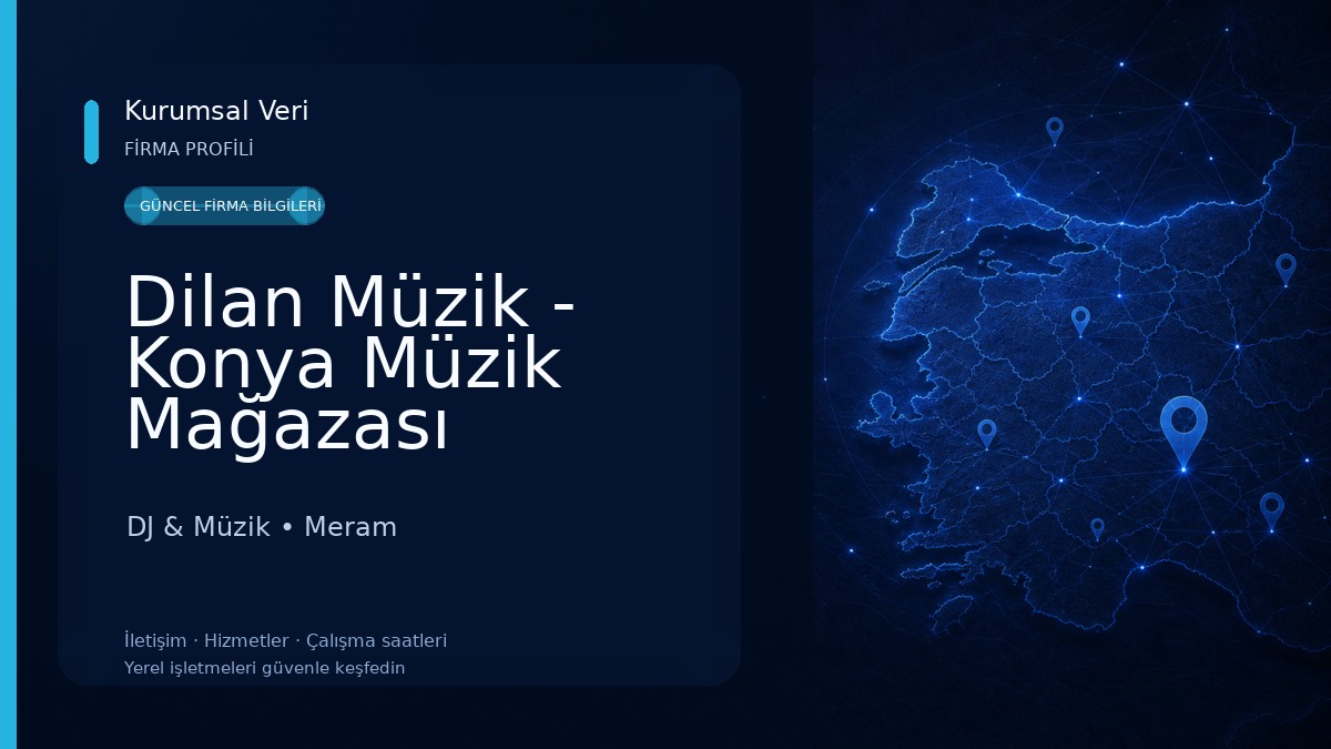 Dilan Müzik - Konya Müzik Mağazası DJ & Müzik
