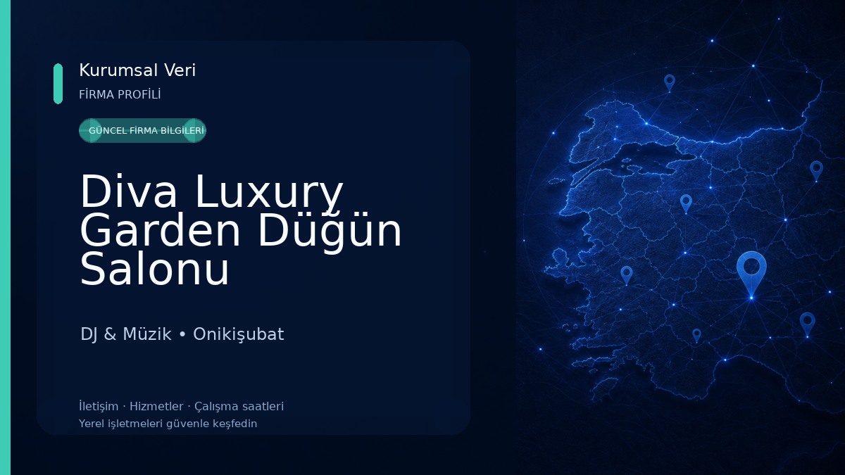 Diva Luxury Garden Düğün Salonu DJ & Müzik