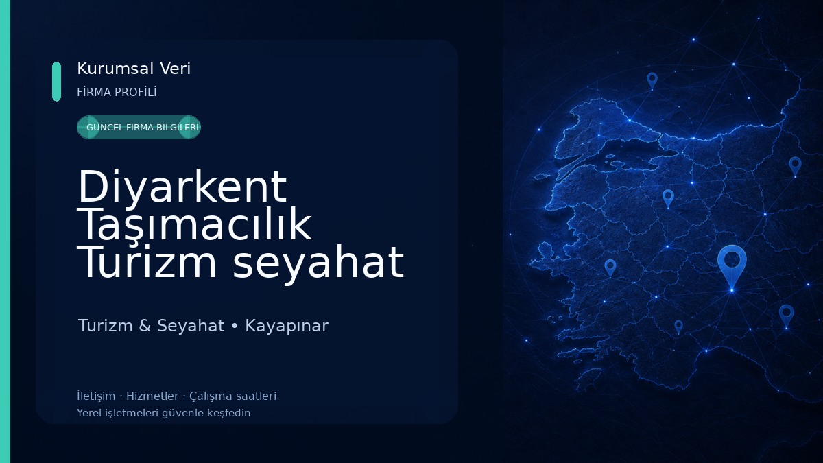Diyarkent Taşımacılık Turizm seyahat Acentesi