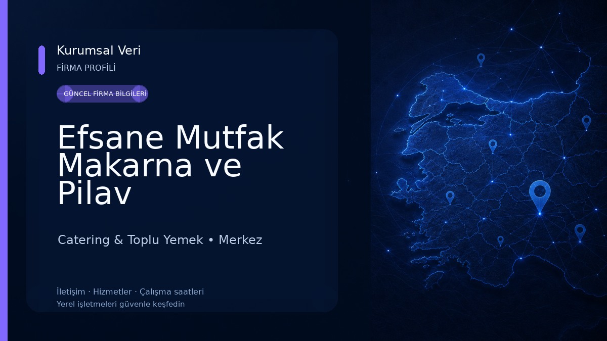 Efsane Mutfak Makarna ve Pilav 