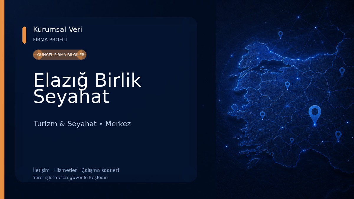 Elazığ Birlik Seyahat