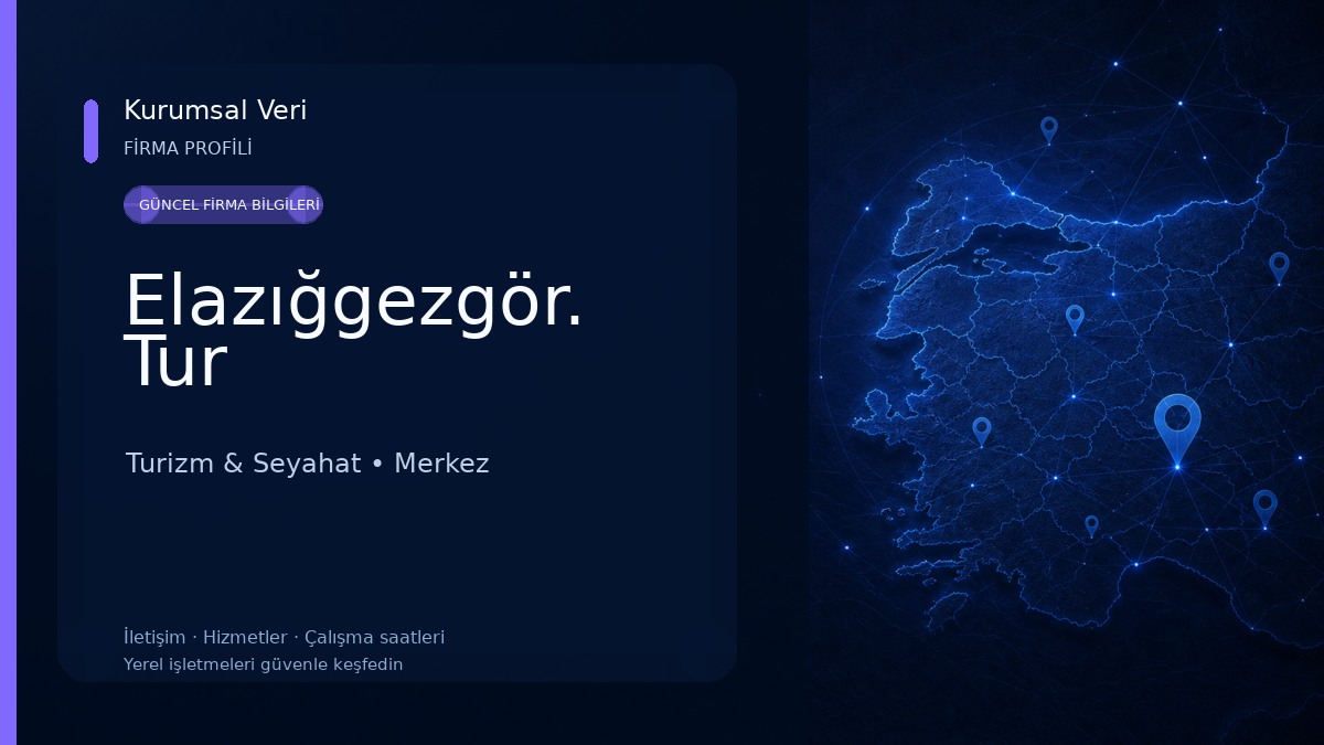 Elazığgezgör. Tur