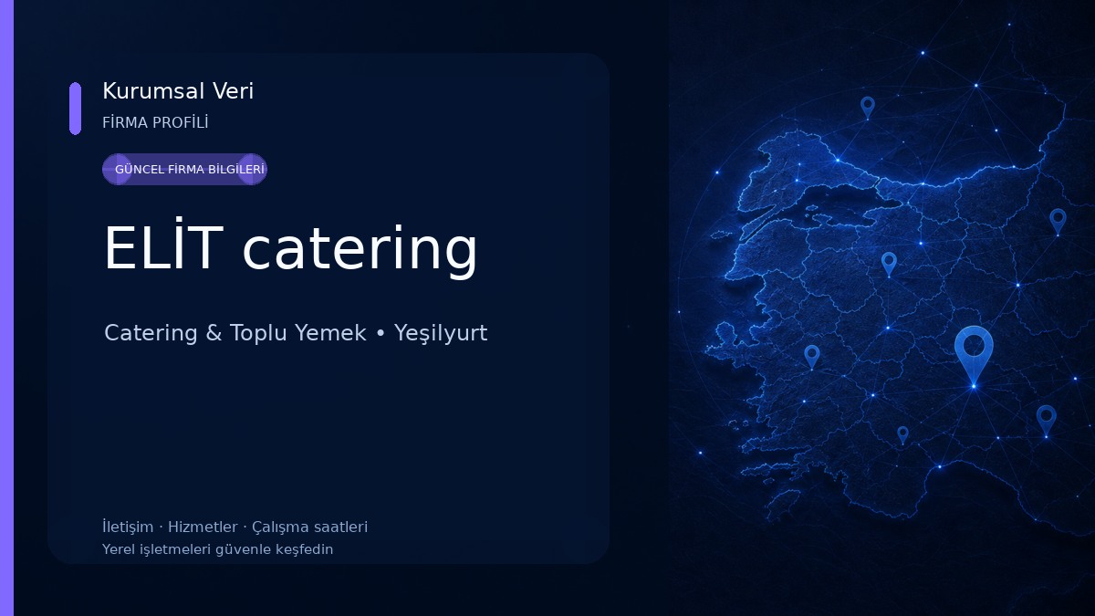 ELİT catering Catering & Toplu Yemek