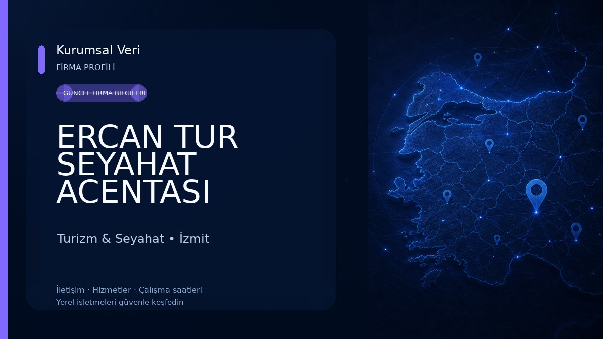 ERCAN TUR SEYAHAT ACENTASI 
