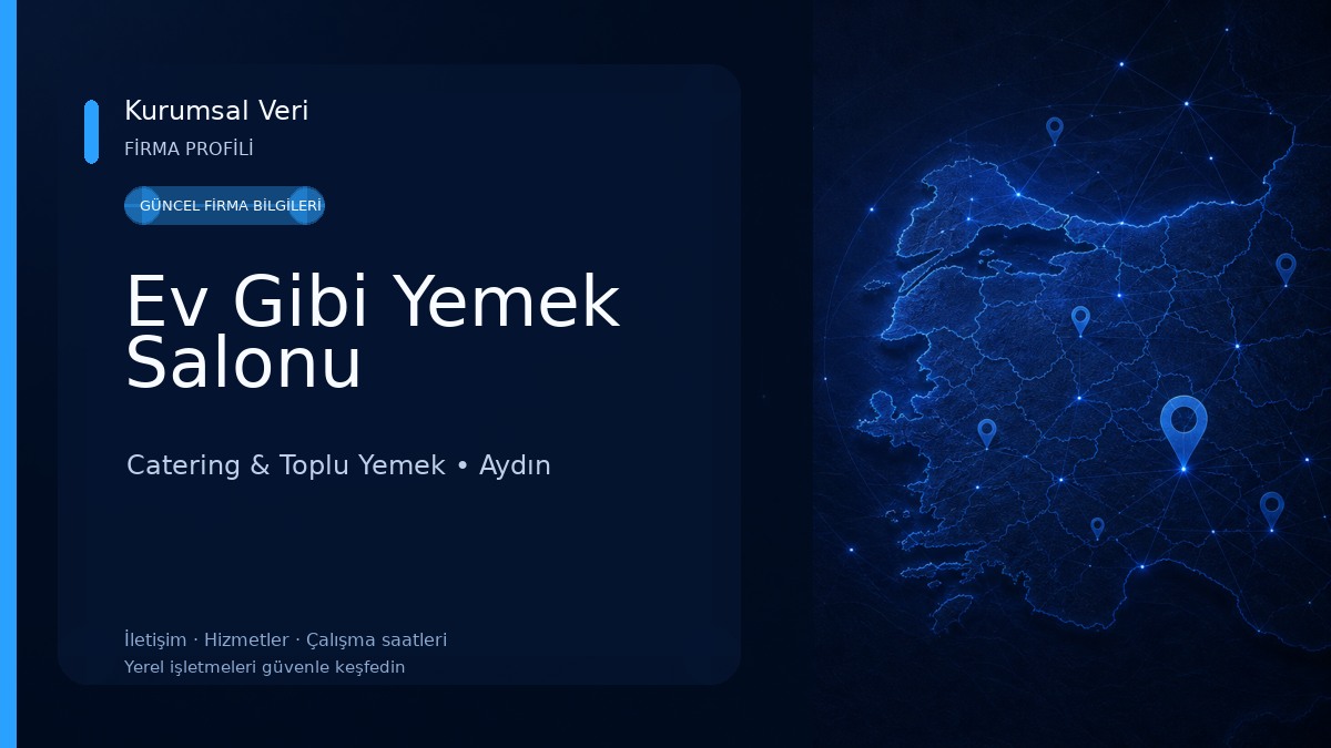 Ev Gibi Yemek Salonu Catering & Toplu Yemek