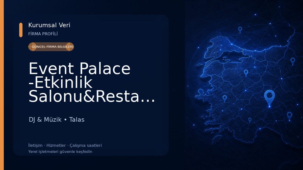 Event Palace -Etkinlik Salonu&Restaurant DJ & Müzik