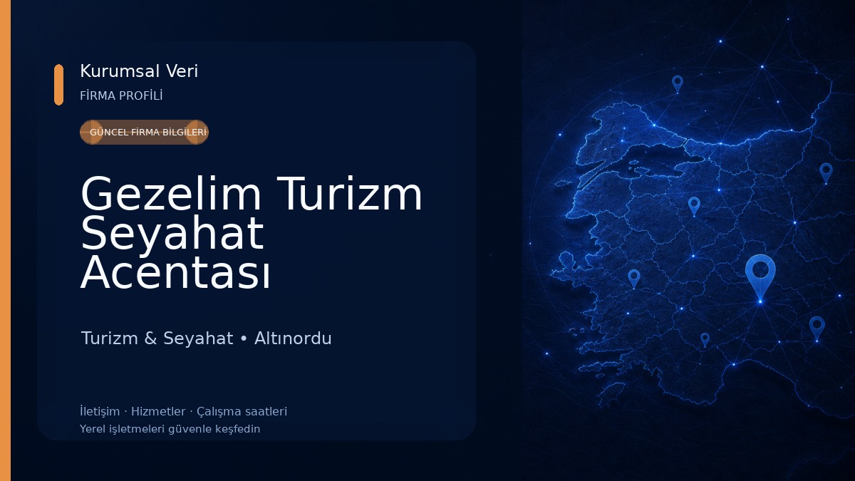 Gezelim Turizm Seyahat Acentası Turizm & Seyahat