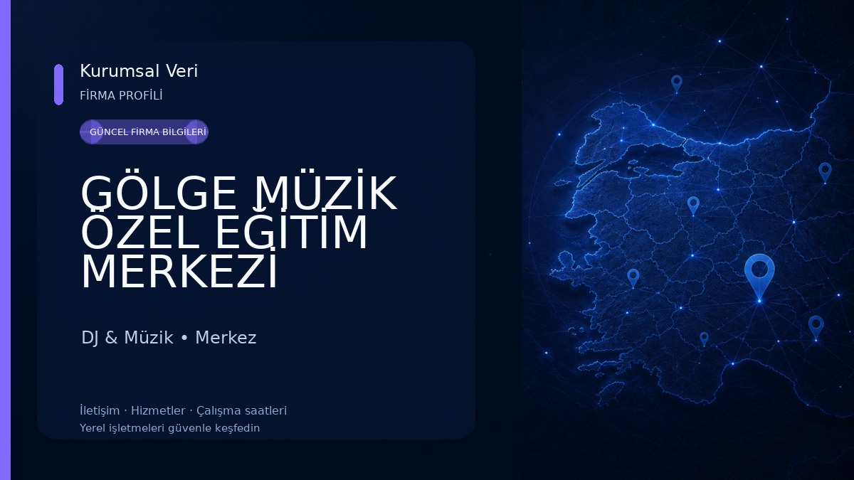 GÖLGE MÜZİK ÖZEL EĞİTİM MERKEZİ DJ & Müzik