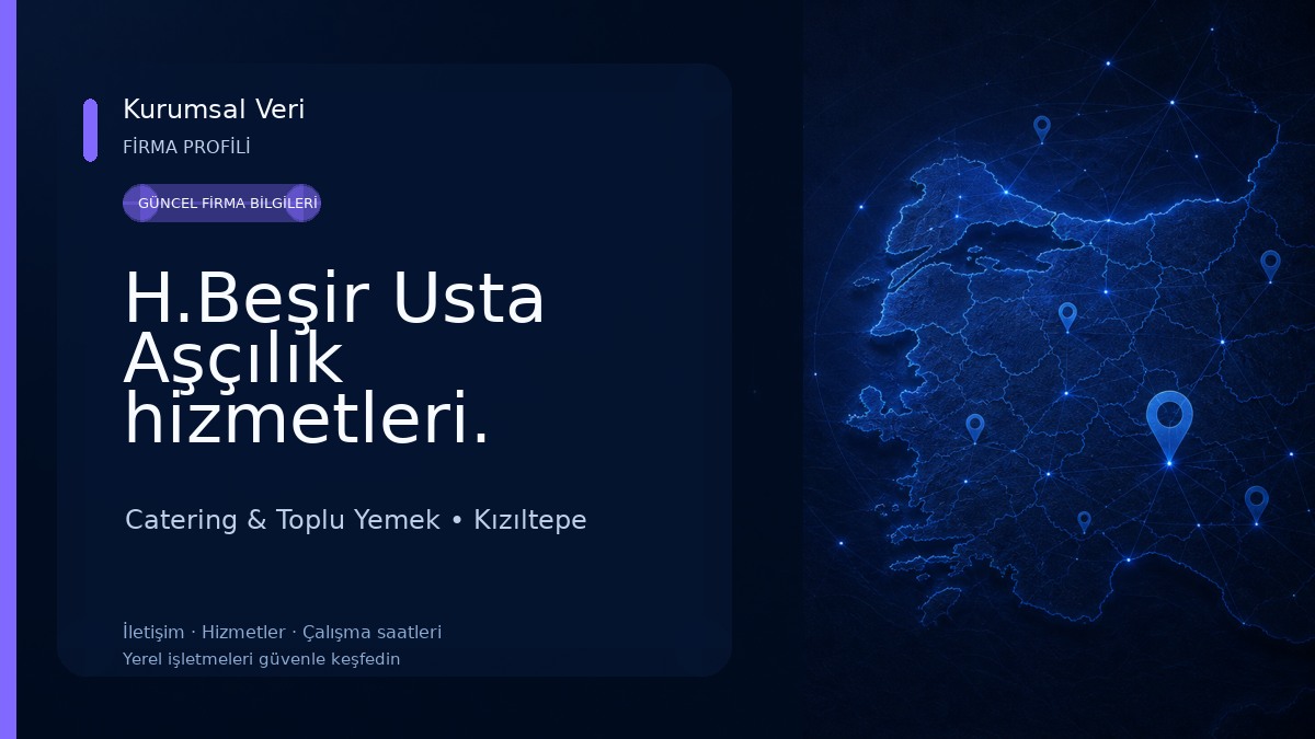 H.Beşir Usta Aşçılık hizmetleri. Düğün ve taziye yemekleri organizasyonu Catering & Toplu Yemek