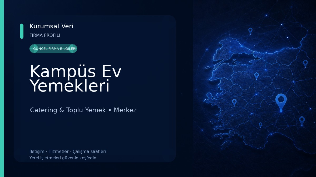 Kampüs Ev Yemekleri Catering & Toplu Yemek