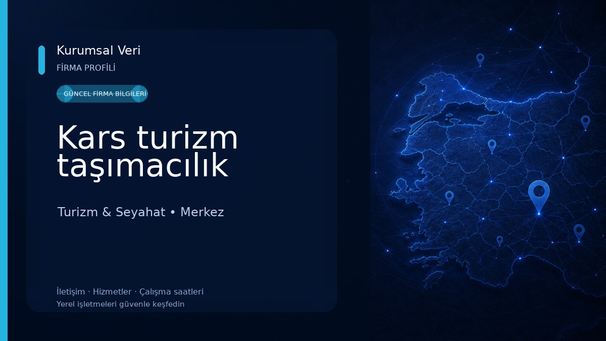 Kars turizm taşımacılık Turizm & Seyahat