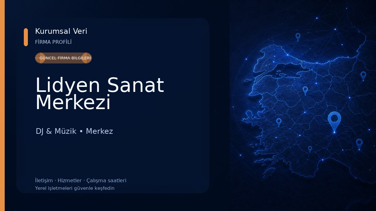 Lidyen Sanat Merkezi DJ & Müzik