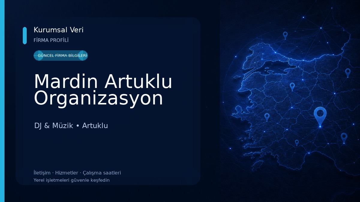 Mardin Artuklu Organizasyon DJ & Müzik