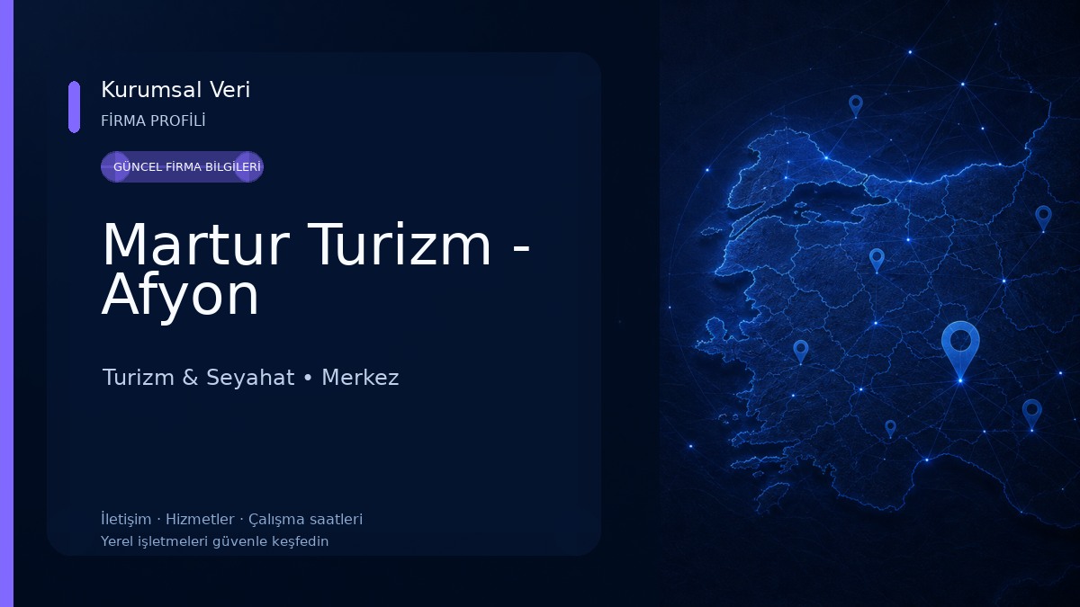 Martur Turizm - Afyon Turizm & Seyahat