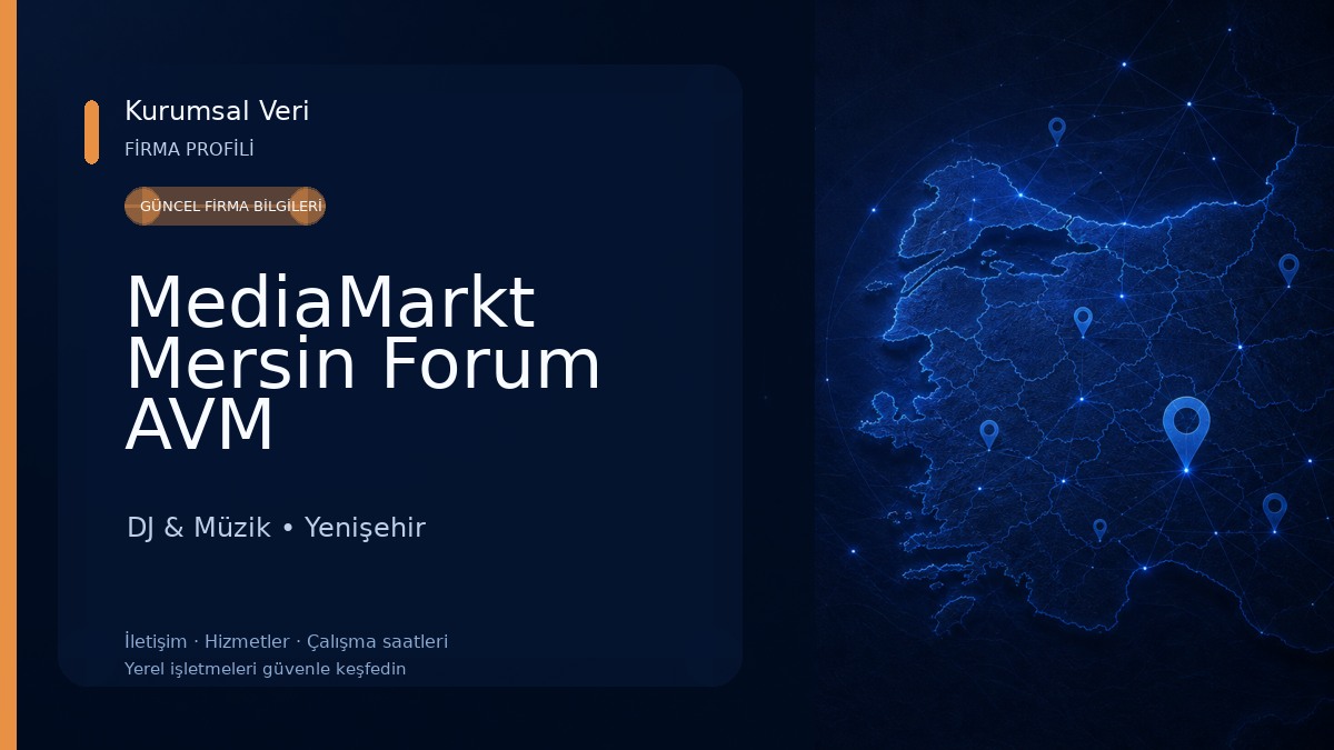 MediaMarkt Mersin Forum AVM DJ & Müzik