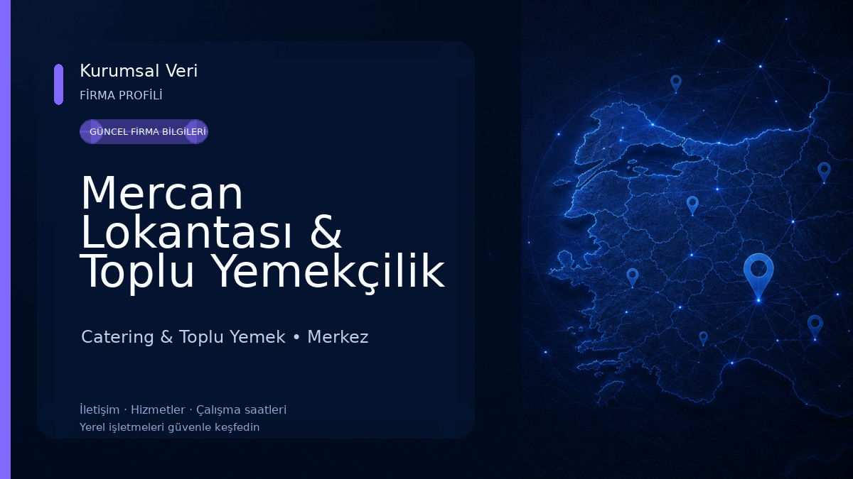 Mercan Lokantası & Toplu Yemekçilik 