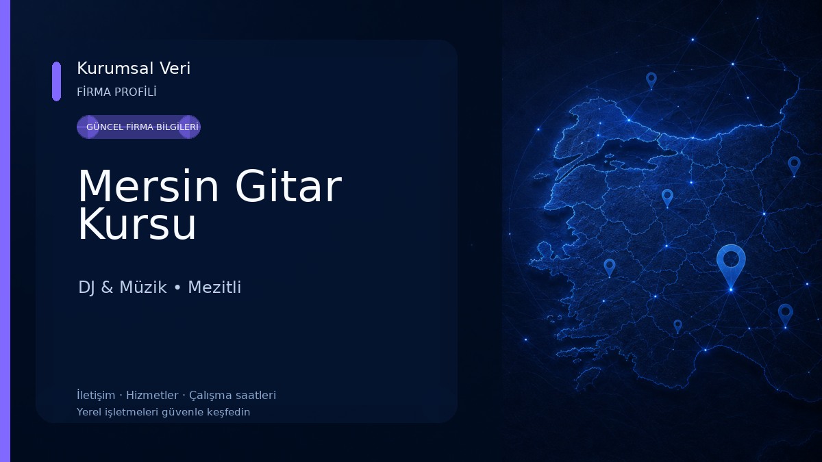 Mersin Gitar Kursu DJ & Müzik