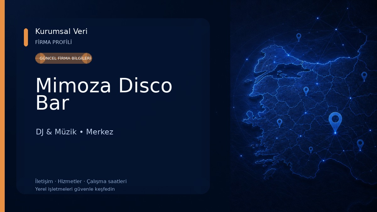 Mimoza Disco Bar DJ & Müzik