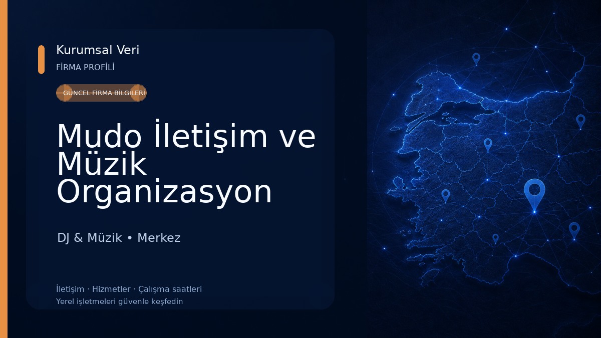 Mudo İletişim ve Müzik Organizasyon DJ & Müzik