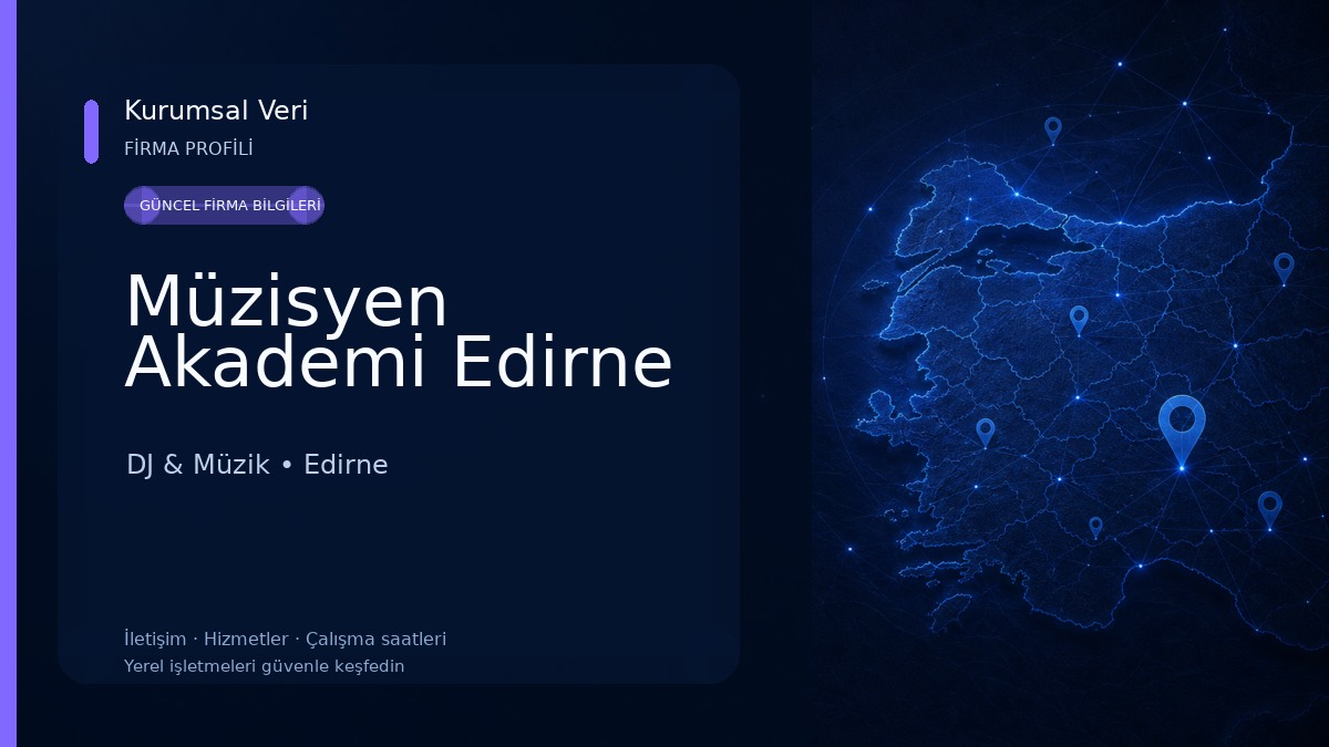 Müzisyen Akademi Edirne DJ & Müzik