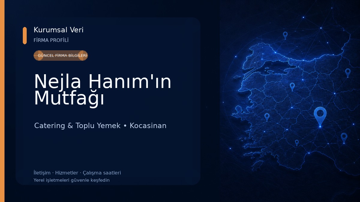 Nejla Hanım'ın Mutfağı Catering & Toplu Yemek