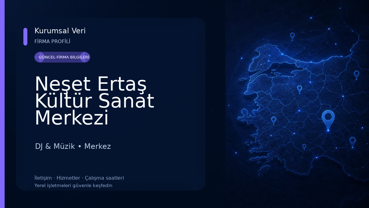 Neşet Ertaş Kültür Sanat Merkezi DJ & Müzik