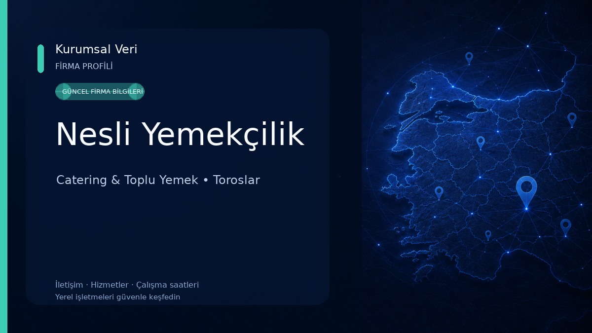 Nesli Yemekçilik Catering & Toplu Yemek