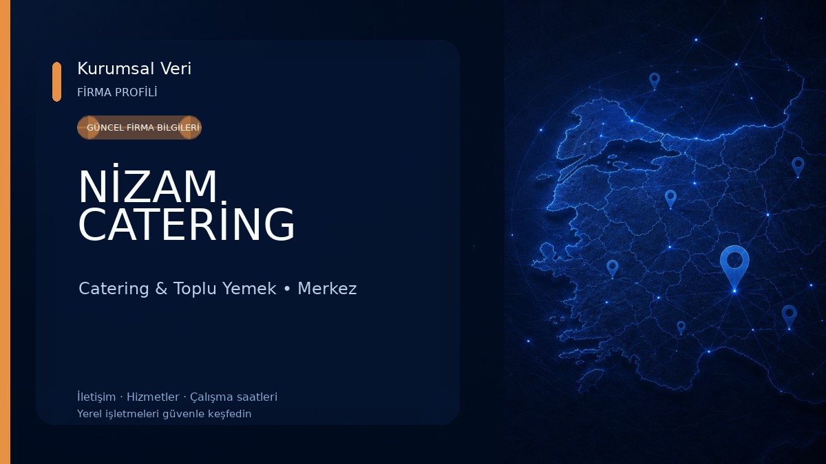 NİZAM CATERİNG Catering & Toplu Yemek