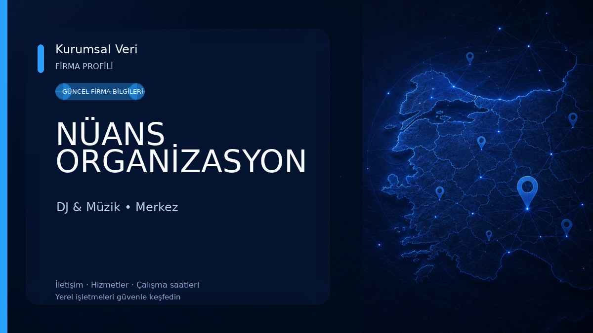 NÜANS ORGANİZASYON DJ & Müzik