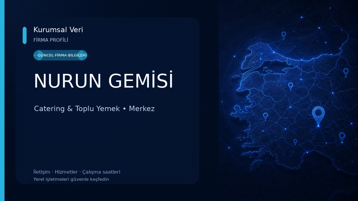 NURUN GEMİSİ Catering & Toplu Yemek