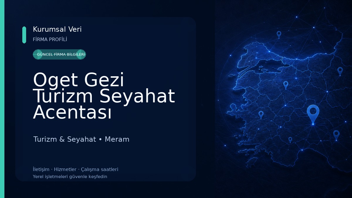 Oget Gezi Turizm Seyahat Acentası Turizm & Seyahat