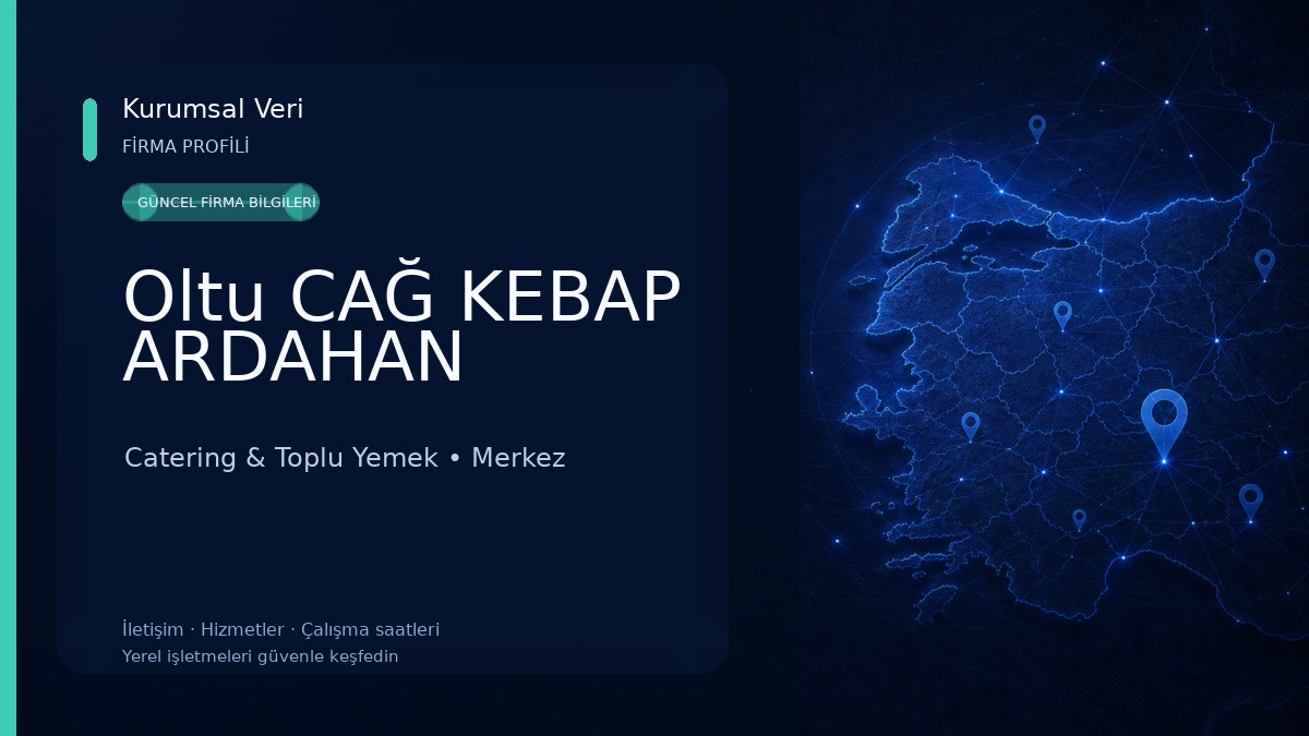 Oltu CAĞ KEBAP ARDAHAN Catering & Toplu Yemek