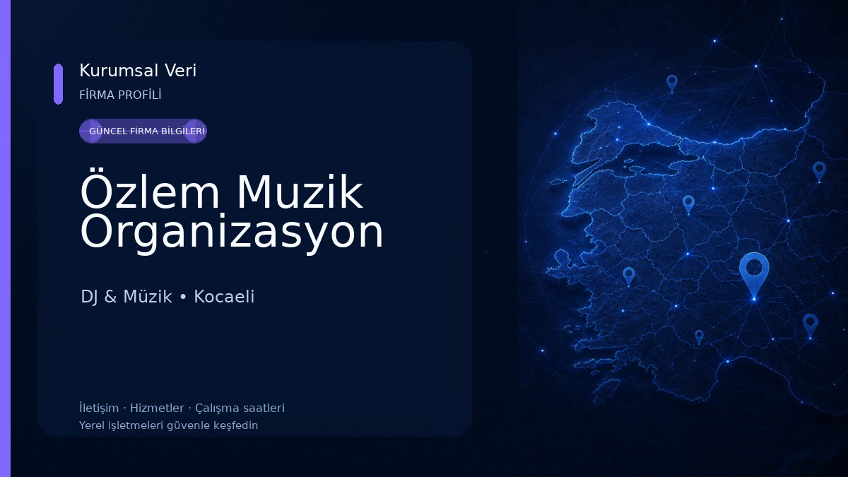 Özlem Muzik Organizasyon DJ & Müzik