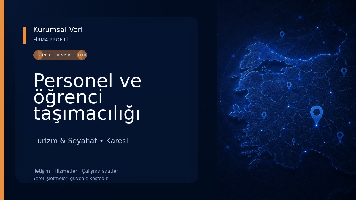 Personel ve öğrenci taşımacılığı 