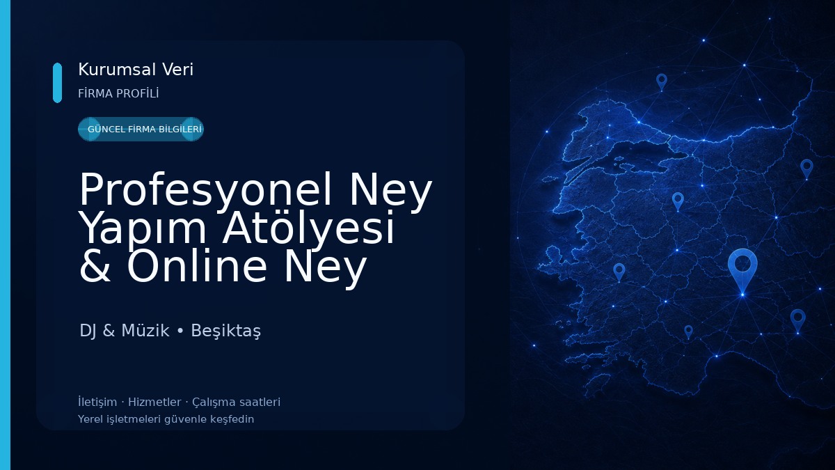 Profesyonel Ney Yapım Atölyesi & Online Ney dersleri